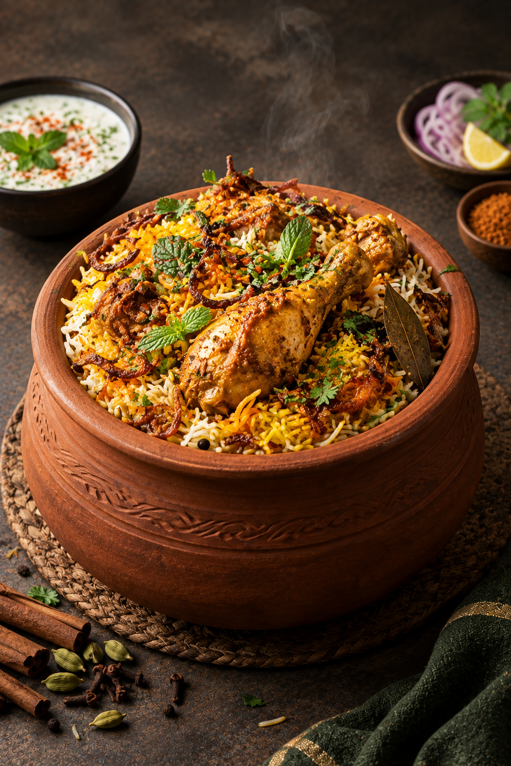 MATKA CHICKEN BIRYANI (GF) - 169Rp