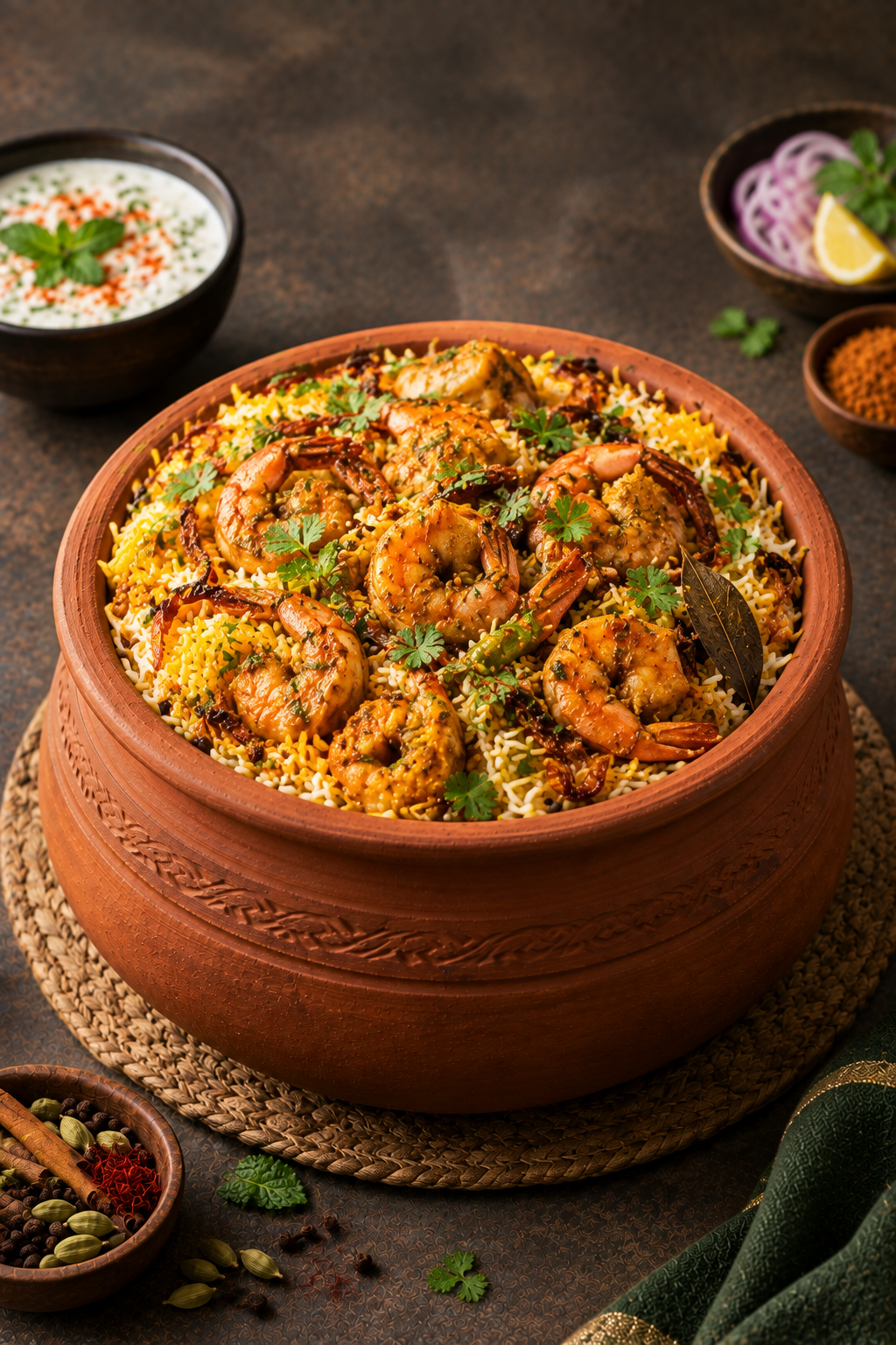 MATKA PRAWN BIRYANI (GF) - 199Rp